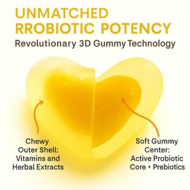 Peach8 Probiotic Bum Support Gummies - 2 Billion Probiotics, Prebiotics, 4 Herbal Extracts Black Maca, Motherwort, Saw Palmetto, Sea Kelp for Max Absorption, Bum Wellness - 60 Vegan SugarFree Gummies