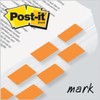 Post-it Standard Page Flags in Dispenser 1in Wide, Orange 100