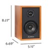 Electrohome Berkeley 2.0 Stereo Powered Bookshelf Speakers with Built-in Amplifier