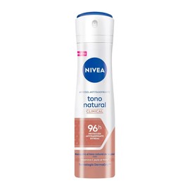 Nivea 2pk Desodorante Tono Natural Deo Mujer Clinical 96h 150ml Spray Deodorant