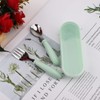 Baby Fork and Spoon 3 Set,Toddler Utensils Spoons Forks Tableware