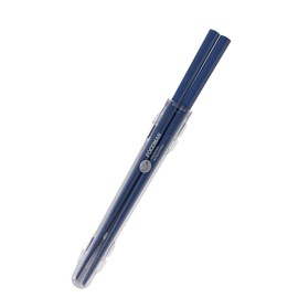 CBJAPAN DSK Chopsticks with Case, Antibacterial Design, Ash Navy, Dishwasher Safe, Bento Chopsticks 8.1 inches (20.5 cm), No Crunching, Easy To Put In and Take Out Dedicated Case, Natural Wood,