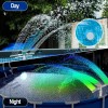 XJUGEZ Pool Fountain with Lights for Above Ground/Ingroun