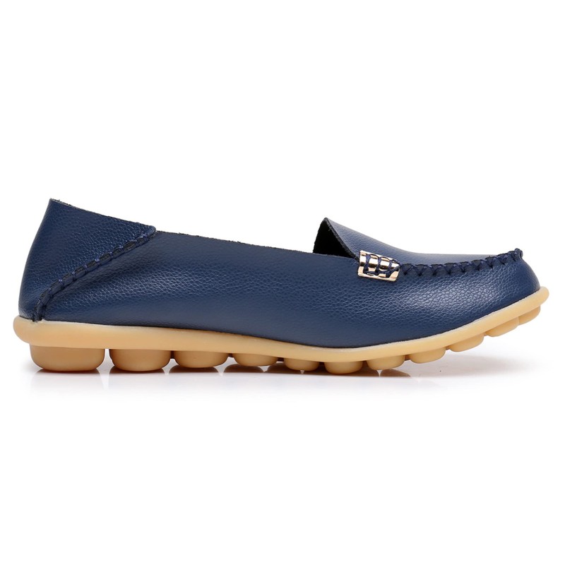 VenusCelia Natural 2 Comfort - Mocasines planos para caminar para