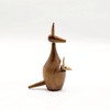 Hej!e Royal Pet Kangaroo Wooden Figurine Object, Scandinavian Miscellaneous Goods,