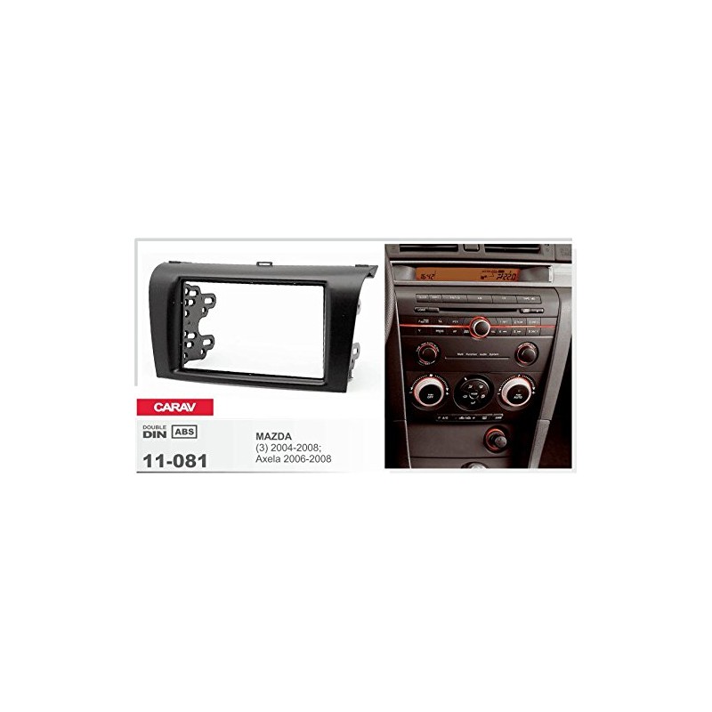 CARAV 11-081-15-6 2-DIN car head unit fascia facia installation dash