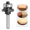 Roundover Edging Router Bit 4 Flutes Cemented Carbide Forward Edge