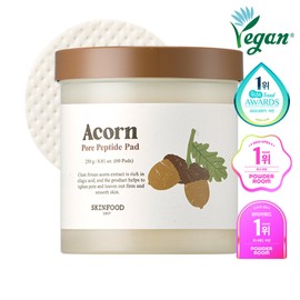 Skinfood Acorn Pore Peptide Pads 60 sheets _ Acorn Pad + Free Acorn Pad Set