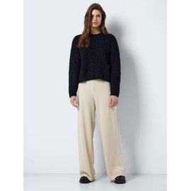 Noisy may Women's Nmsassy L/S O-Neck Knit FWD Noos Pullover, black