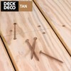 DECK DECO Wood Screws #10 x 3 372pcs(Approx), Tan Ruspert