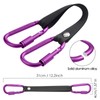 Bag Hook for Fence, Aluminum Alloy Carabiner Strap for Hanging