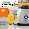 Eurolux Electric Citrus Juicer Stainless Steel | Premium Hands-Free One-Touch