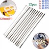 Jwn 12pcs 127mm 10/15/18/24T Black Woodworking Scroll Saw Blades Power