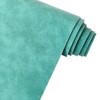 Cyan Soft Faux Suede Fabric 30x135cm Synthetic Faux Leather Frosted