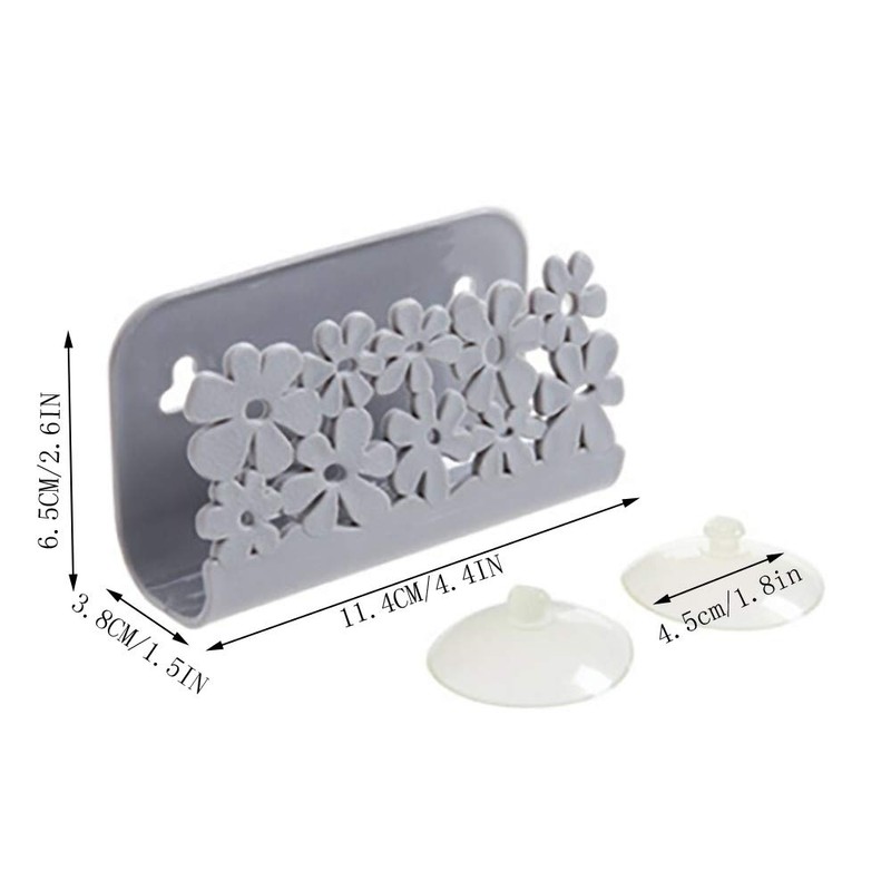 Nomija 2Pcs Sponges Holder Rack Kitchen Sink Organizer Caddy -