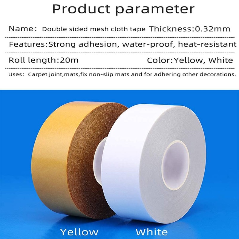 Qujianwei Double Sided Carpet Tape Heavy Duty,2 inch x 21.9