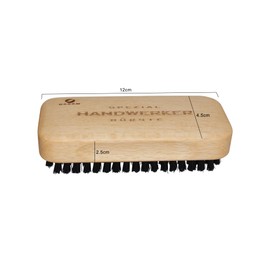 DASAM® Hand Brush, Nail Brush, Fingernail Brush, Craftsman Brush, Brush, 100% Natural Bristles, Beech Wood, Made in Germany, Hand Wash Brush