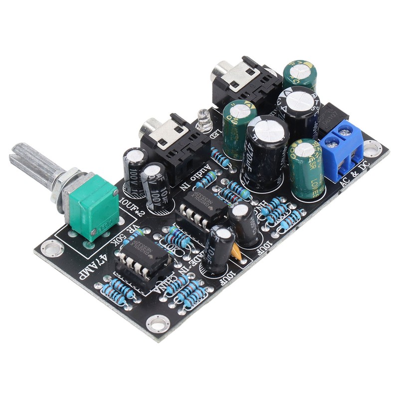 Headphone Amplifier Board Audio OP AMP Module 2 Channel Portable