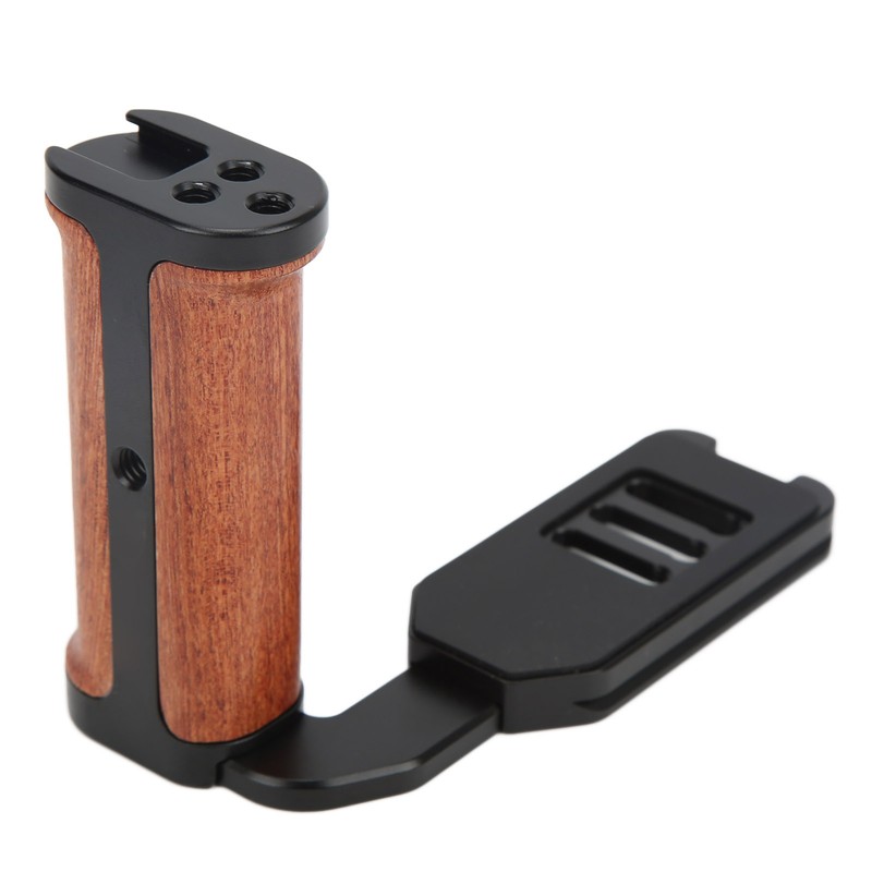 Universal L Shaped Quick Release Wooden Side Handle Stabilizer Quick