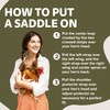 Hen Saver Hen Apron/Saddle, Double Strap w/Removable Shoulder Protector –