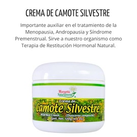 GAERO GLOBAL SOLUTION Crema De Camote Silvestre Margarta Naturalment By Gaero Shop | 120 Gramos