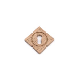 Keyhole Cover Plate Wood Keyhole Cover 1 3/4” Cabinet Keyhole Plate Cover Furniture Lock Cover Escutcheon Keyhole Cover Antique Furniture Locks Oak Wood Chest – Furniture – Cabinet Lock Cover