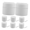 Gatuida 8pcs Dual Layer Travel Cream Jars with Magnetic Spoon