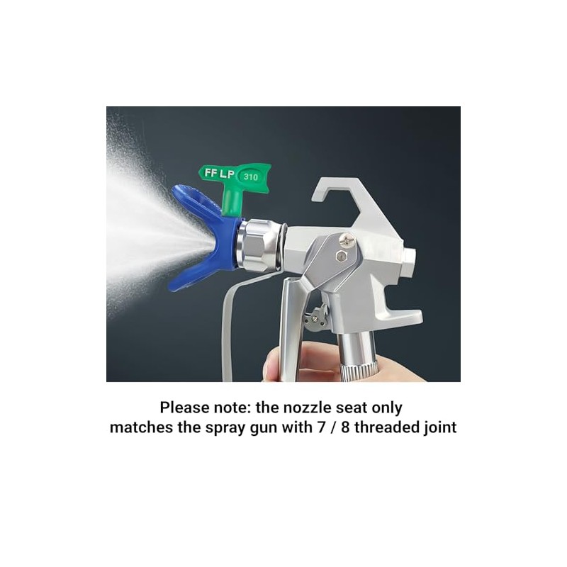 310 Fine Finish Low Pressure Airless Spray Tip, Pattern Size