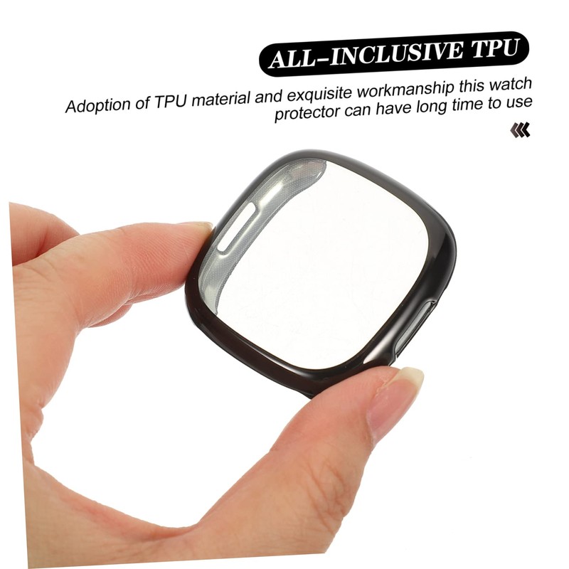 jojofuny 2pcs TPU Watch Case Cover for Full-Coverage Smartwatch Protector