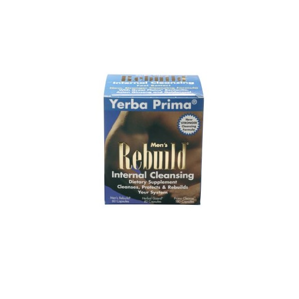 Yerba Prima Men'S Rebuild Cleansing Program 3 Pc