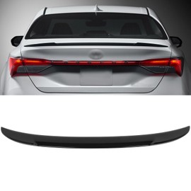 ECCPP V Style Rear Trunk Spoiler Wing ABS Fits For 2019-2022 for Toyota Avalon Spoiler Wing Glossy Black Rear Trunk Spoiler Lip