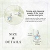 Daisy Earrings Gifts for Women Sterling Silver Daisy Flower Leverback
