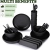 Wheat Straw Dinnerware Sets For 4 (36pc) Unbreakable Dinnerware n