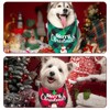 Pack of 2 Christmas Pet Scarf, Christmas Dog Neckerchief, Dog