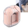 Wireless Bluetooth Earphones Noise Reduction Headphone Digital Display Rechargeable Pink