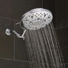 Oxygenics Vortex with Arm Chrome Rain Shower Head 1.8-GPM (6.8-LPM)