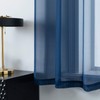 DUALIFE - Juego de 2 paneles de cortinas semitransparentes con