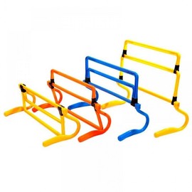 4-Level Adjustable Height Hurdle (1 Piece) PP-10196 Yellow (10196-1) 5ea