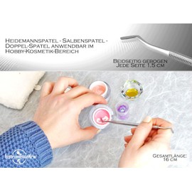 Foot Care Manicure Instrument Double Spatula Spatula Gel Spatula Ointment Spatula Double Instrument Stainless Steel Brand Quality