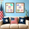 66 Pack Patriotic Stencils, 250 4th of July Stencils for