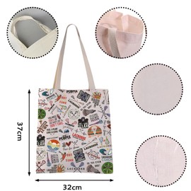 Lacrosse Tote Bag Lacrosse Vibes Gift Lacrosse Club Gift Sports Players Team Gift (Lacrosse tote CA)