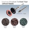 NYXCL 30Pcs 2inch Nylon Quick Change Sanding Discs Set, with
