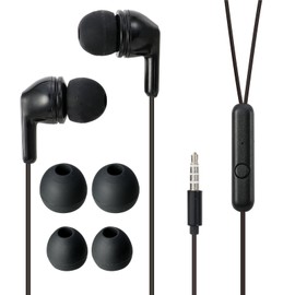 Artec Earphones with In-Ear Mic (Earpiece) 91864 Earphone Earphone Smartphone PC Accessories Online Remote Acoustic Speaker