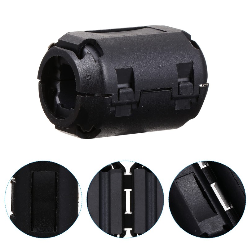 TEHAUX 20 Pack Ferrite Ring Filters Cable Noise Wraps Magnetic