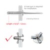 JIANDAXIN 50Pcs Tri-Fold Aluminum Blind Rivets,Tri Grip Exploding Assortment Bulb