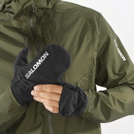 Salomon Bonatti Waterproof Mitten Unisex, DEEP BLACK/Reflective Charcoal