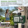 XinFuture Irrigation Computer 2 Outputs, Large LCD Display Watering Timer,