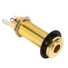 1/4 Inch 6.35 mm Brass Mono Guitar Bass Barrel Jack