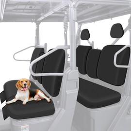 StarknightMT Seat Covers Compatible with CFMOTO Uforce 1000 XL 2022-2024,1680D Waterproof UTV Seat Covers Black Set (11 Pcs) with Handy Pockets UFORCE 1000xl Accessories