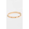 Tory Burch Women's Miller Stud 5MM Hinge Bracelet, Tory Gold,